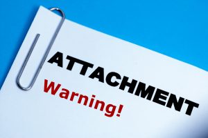 Attachment-warning